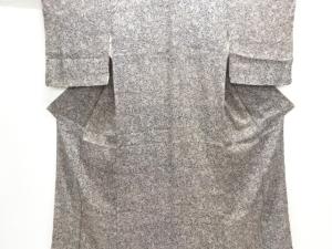 アンティーク　紋錦紗花更紗模様着物